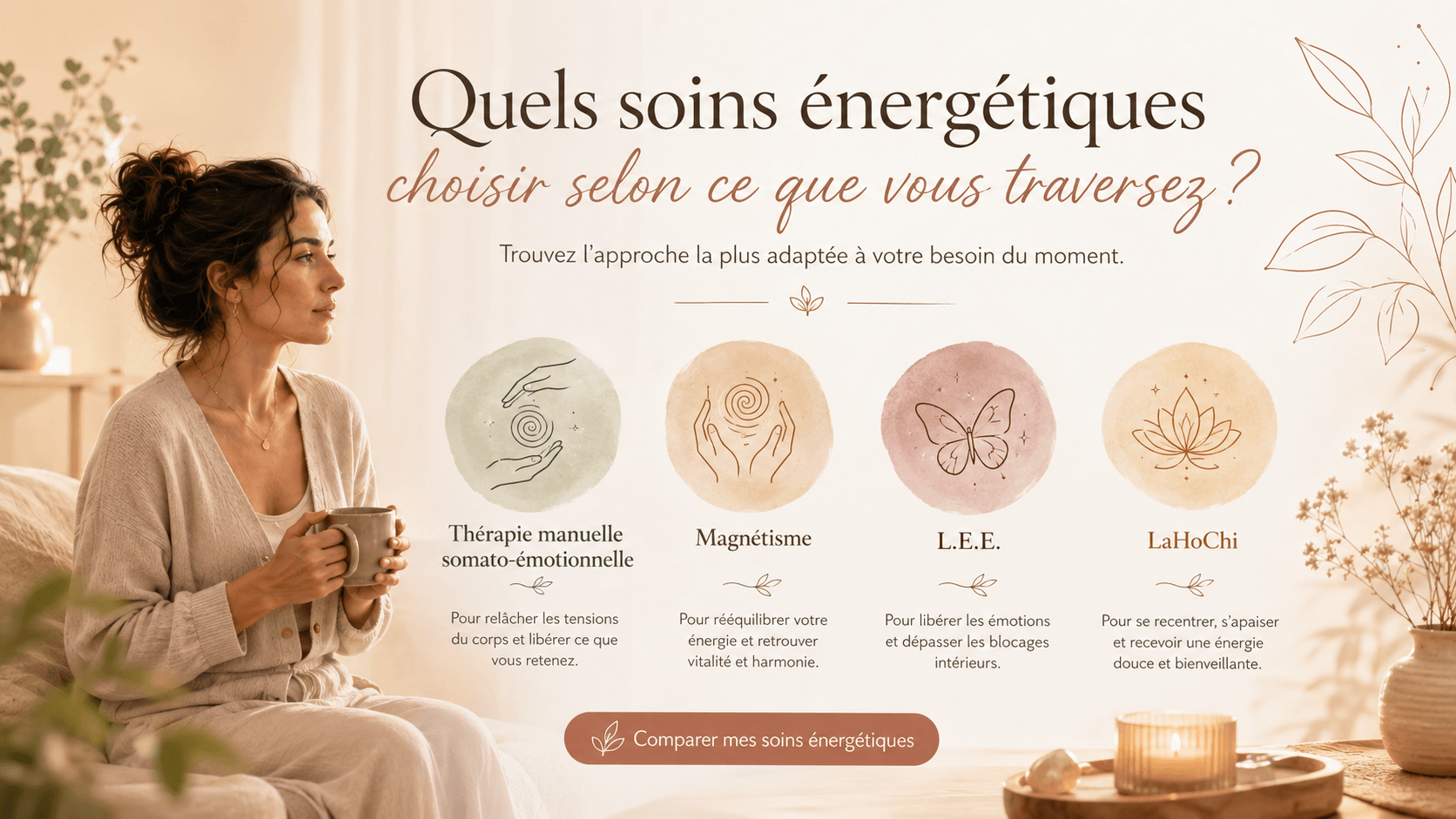 Quels soins énergétiques choisir selon vos besoins ?